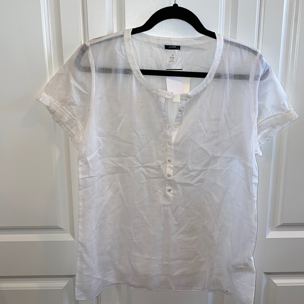 NWT SZ 10 J Crew Summer Top